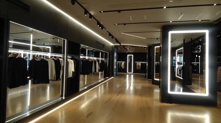 LED mirror manufacturer supplying mirrors for shopping malls