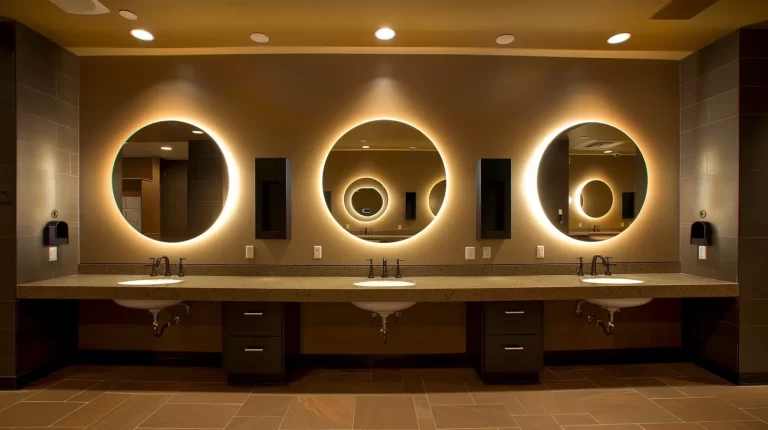 Professional LED mirror manufacturer for mall restrooms and dressing areas