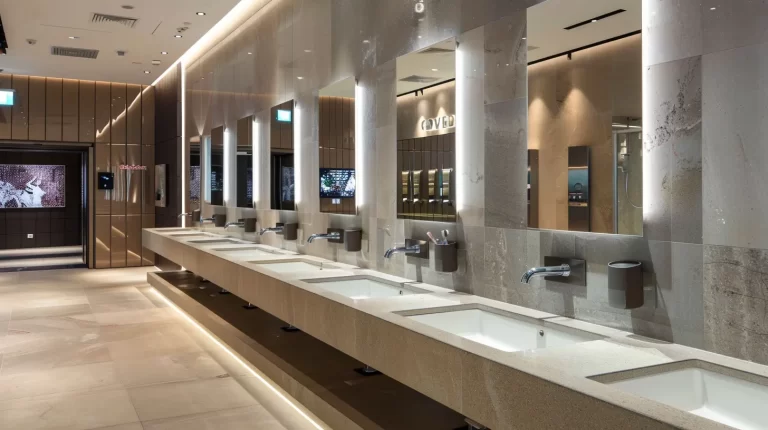 Modern LED mirror ideal for retail mall interior decoration