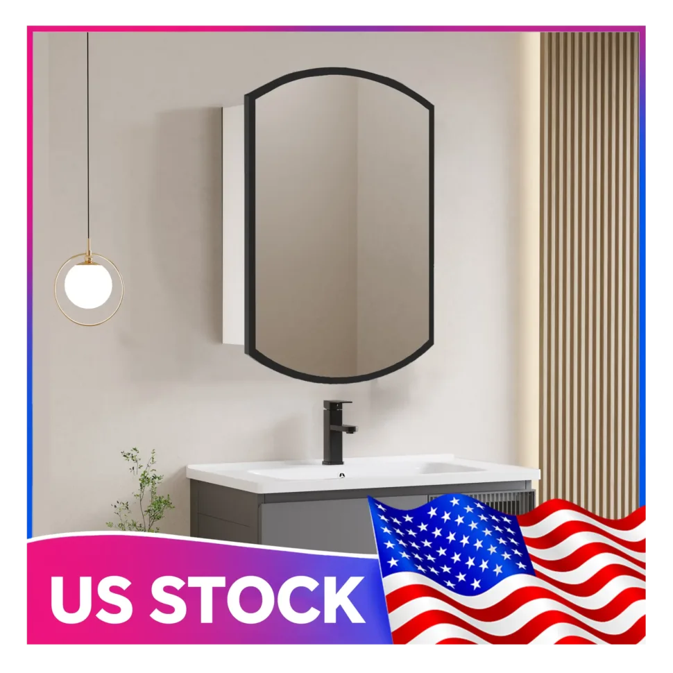 16x26 Inches Medicine Cabinet Mirror Cabinet Aluminum Cabinet