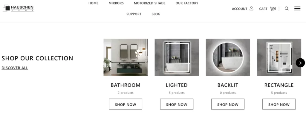 HAUSCHEN Home is an industry leader when it comes to luxury LED bathroom mirrors and cabinets. 