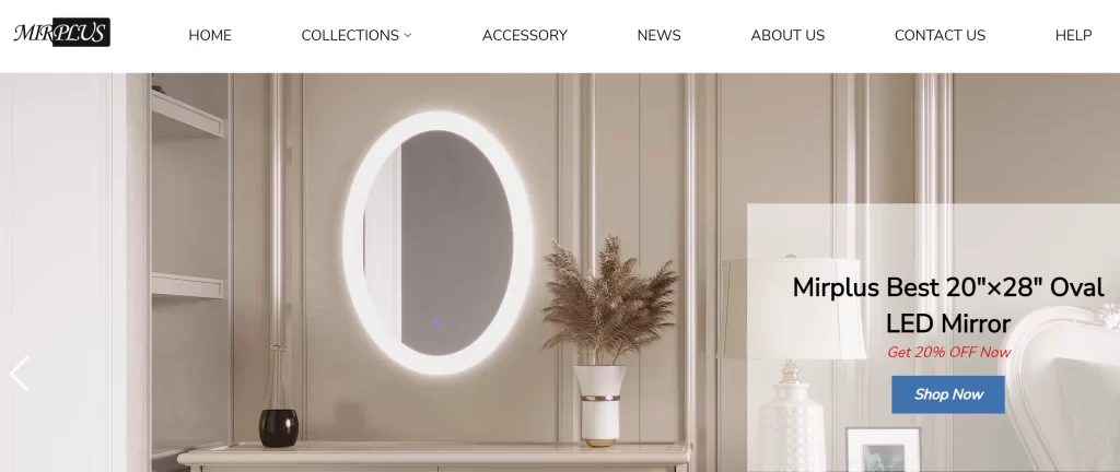 MIRPLUS is a mirror brand focused on innovation and design, specializing in high-quality LED mirrors and mirror-related products.