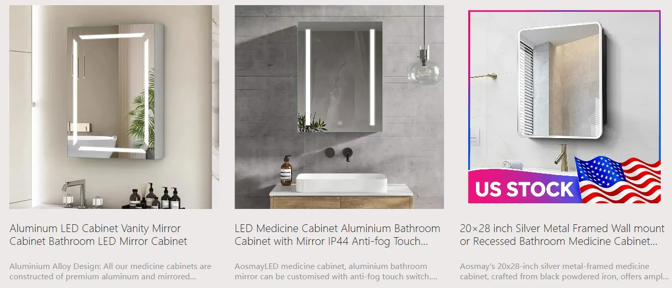 2 medicine cabinet types