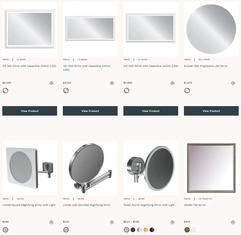 3.10. Parisi - Mirror Manufacturer