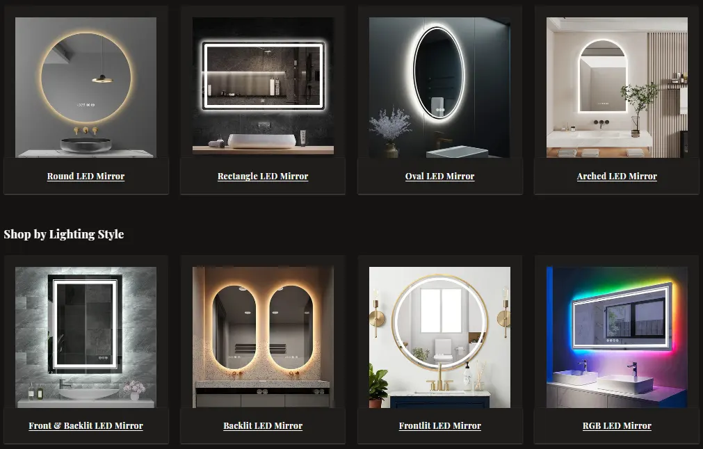 3.8.LED Mirror World —— Mirror Manufacturer