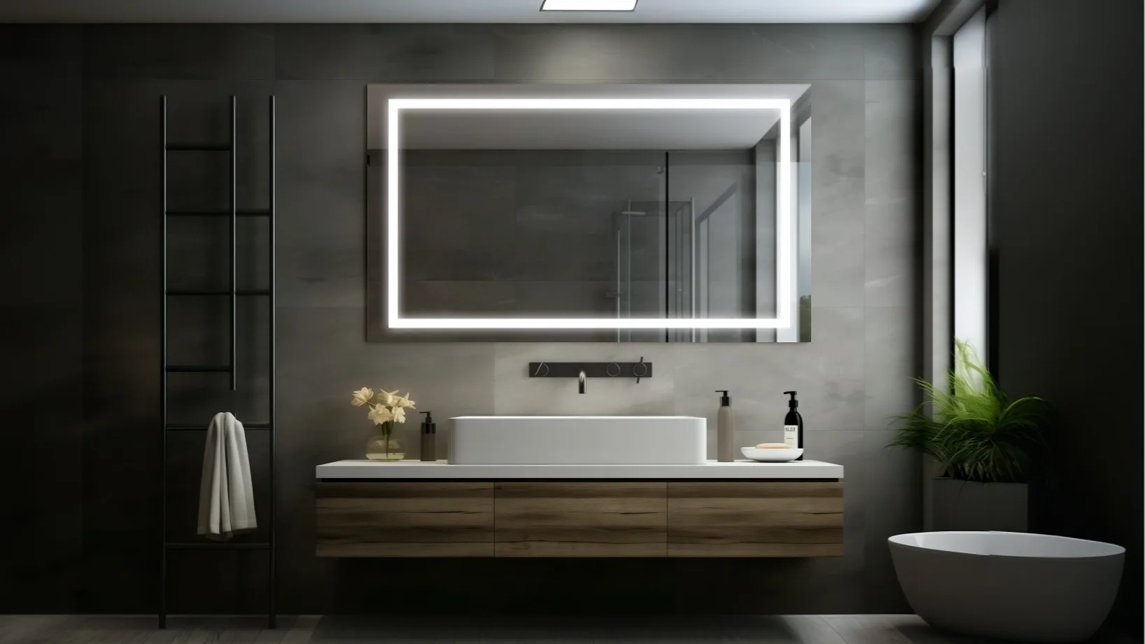 lED bathroom mirror 1