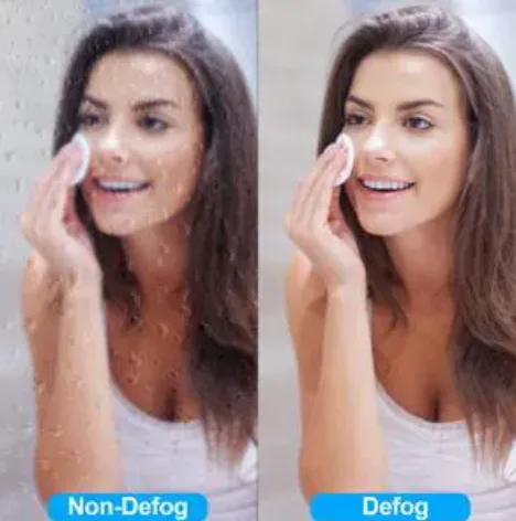 Modern LED mirrors also include smart features such as Defogger