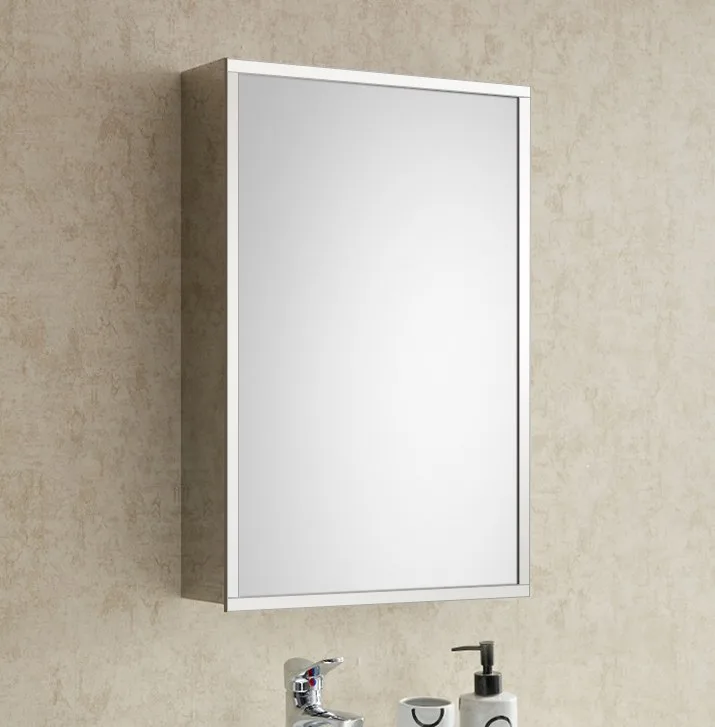 Luxury Stainless Steel Mirror Cabinet Hotel