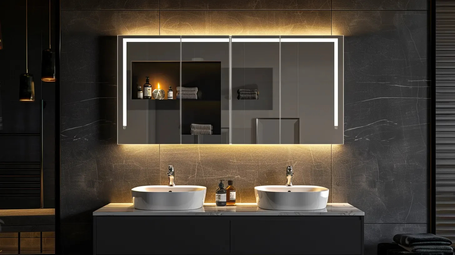 The various design elements and styles of bathroom mirror cabinets can have a direct impact on the look and overall décor of the mirror cabinet.
