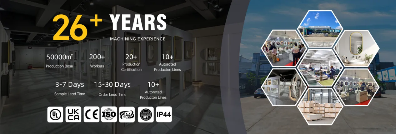 Aosmay Bathroom LED Mirror manufacturer headquarters in Foshan, China