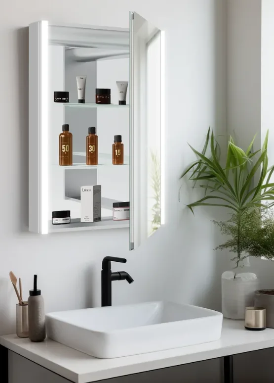 Mirror Cabinet with Lights & Custom Medicine Cabinet Mirror Guide
