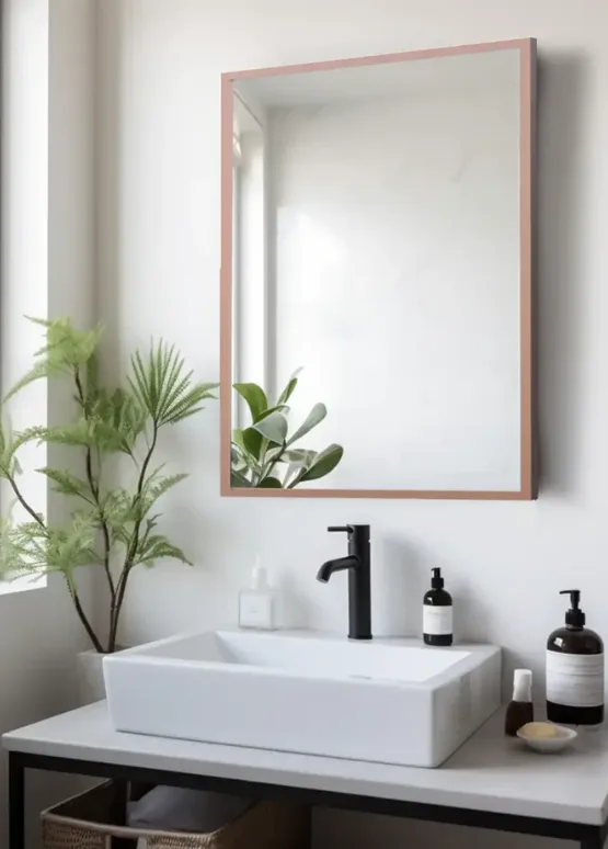 Learn why most bathroom mirrors use copper-free silver glass instead of tempered glass. Discover Aosmay&rsquo;s commercial-grade mirror solutions.