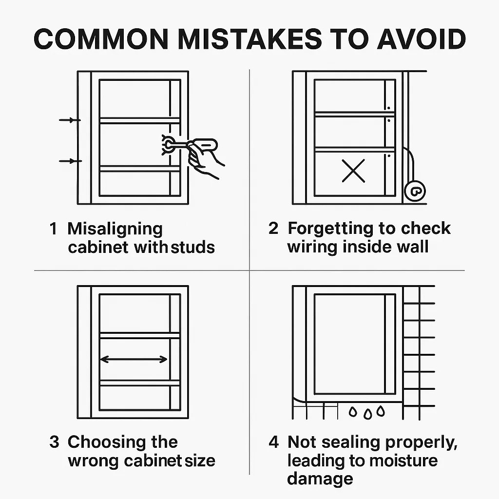 medicine cabinet mirror Common Mistakes to Avoid