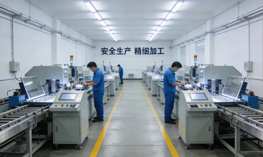 LED lighted mirror manufacturing process in China for B2B export