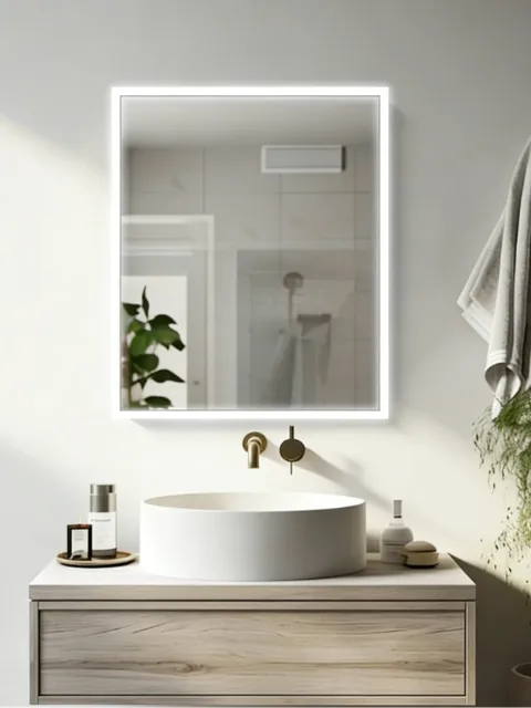 Learn if a wall mounted medicine cabinet can be smaller than your vanity. Aosmay LED mirror cabinet guide-Size tips and installation advice.