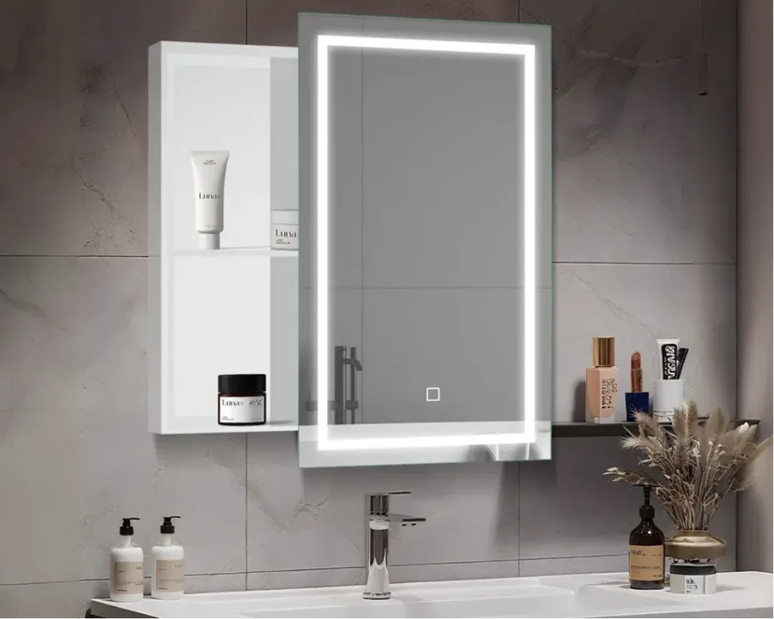 Do you need extra lights over a lighted medicine cabinet? Explore medicine cabinets with side lighting, backlit perimeters, and top bars.