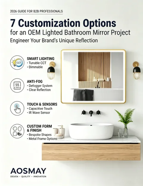 From CNC-machined geometric designs to advanced lighting technology, discover what goes into creating a high-end oem lighted bathroom mirror.