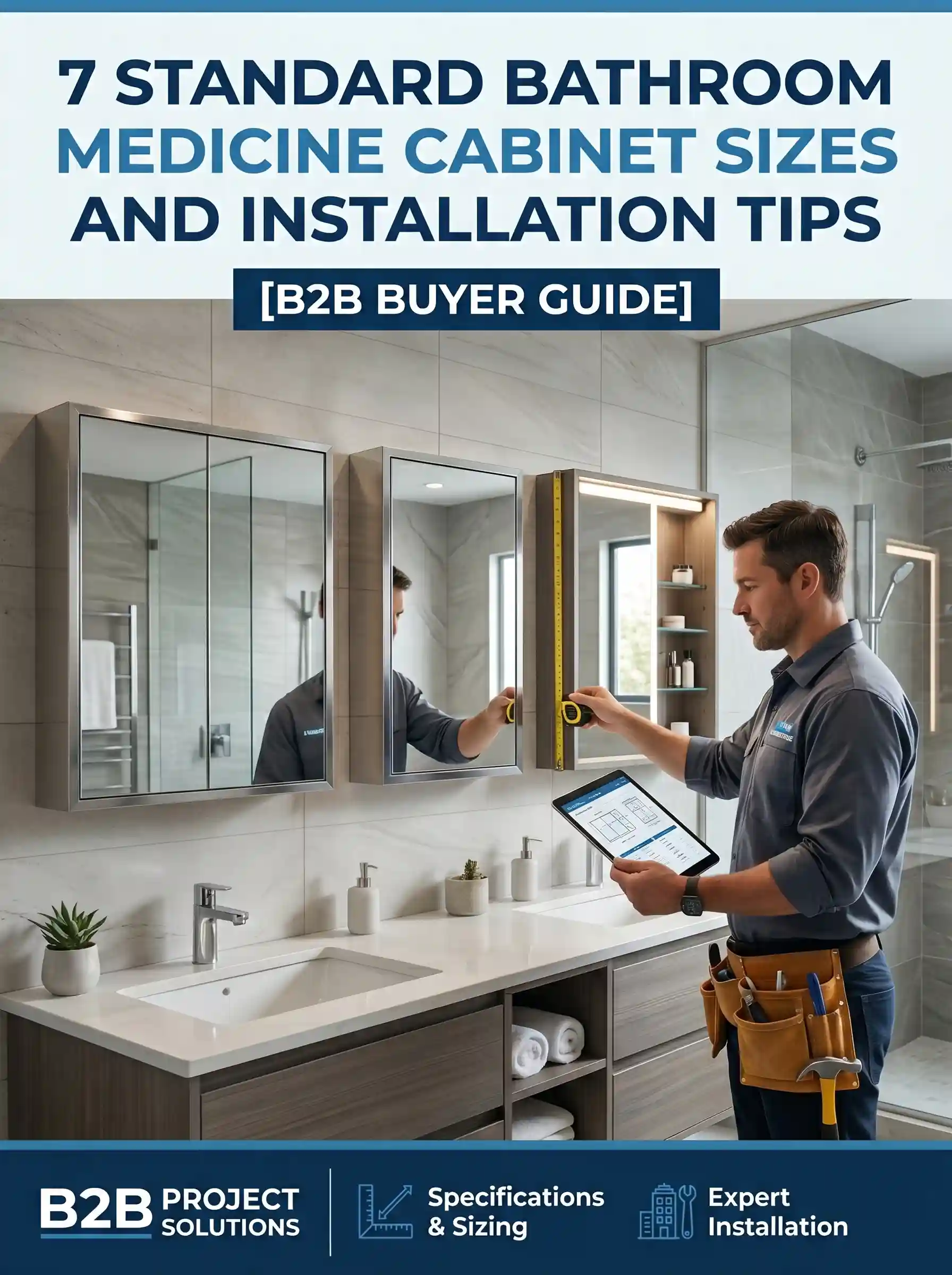 7 STANDARD MEDICINE CABINET SIZES AND INSTALLATION TIPS [B2B BUYER GUIDE]