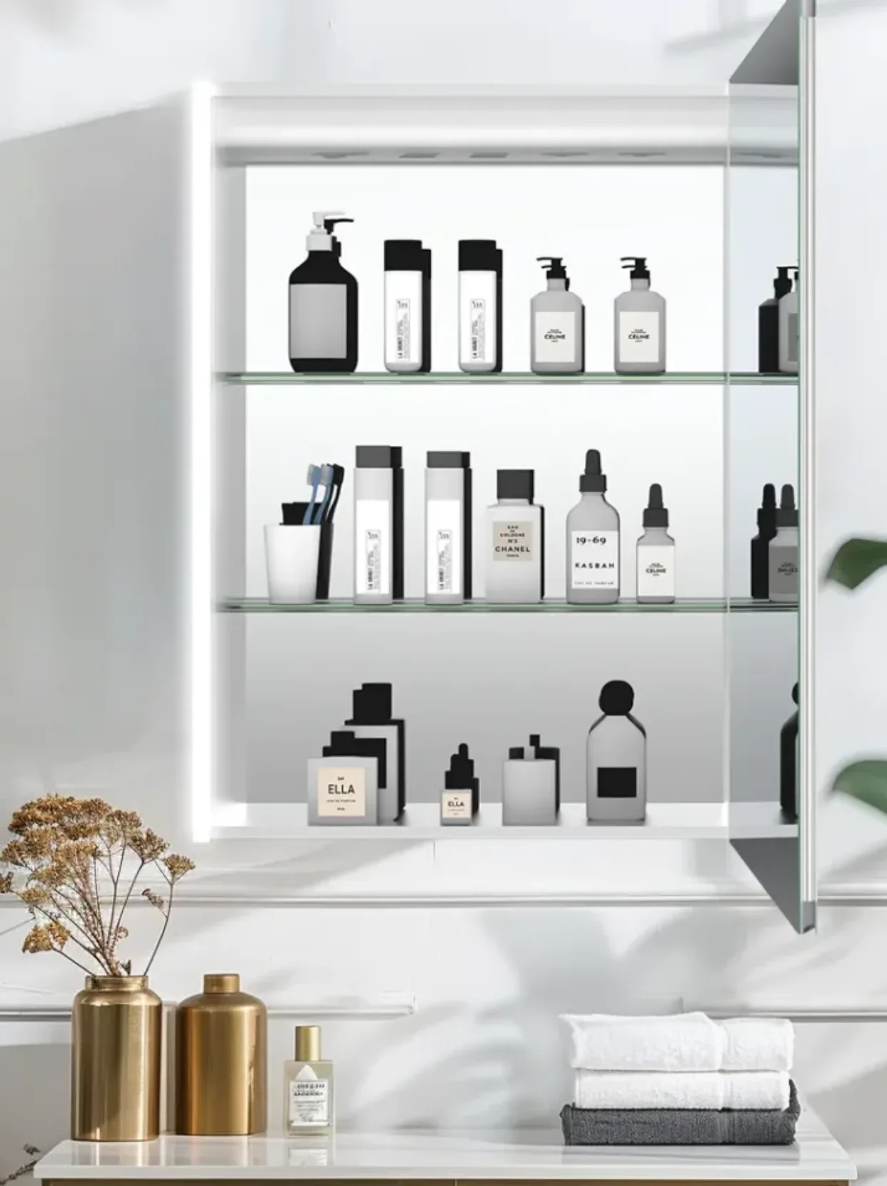 How Much Weight Can a Bathroom Mirror Cabinet Hold,wall mounted mirror cabinet,Aosmay Custom Mirror Cabinets