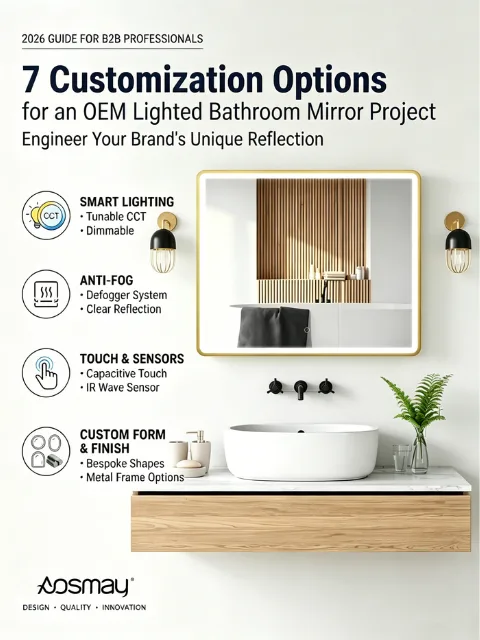 From CNC-machined geometric designs to advanced lighting technology, discover what goes into creating a high-end oem lighted bathroom mirror.
