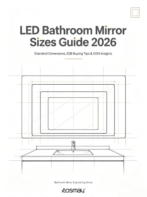 Wondering how to choose LED bathroom mirror size for projects? Explore standard dimensions, logistics tips, and custom bathroom mirror sizes.