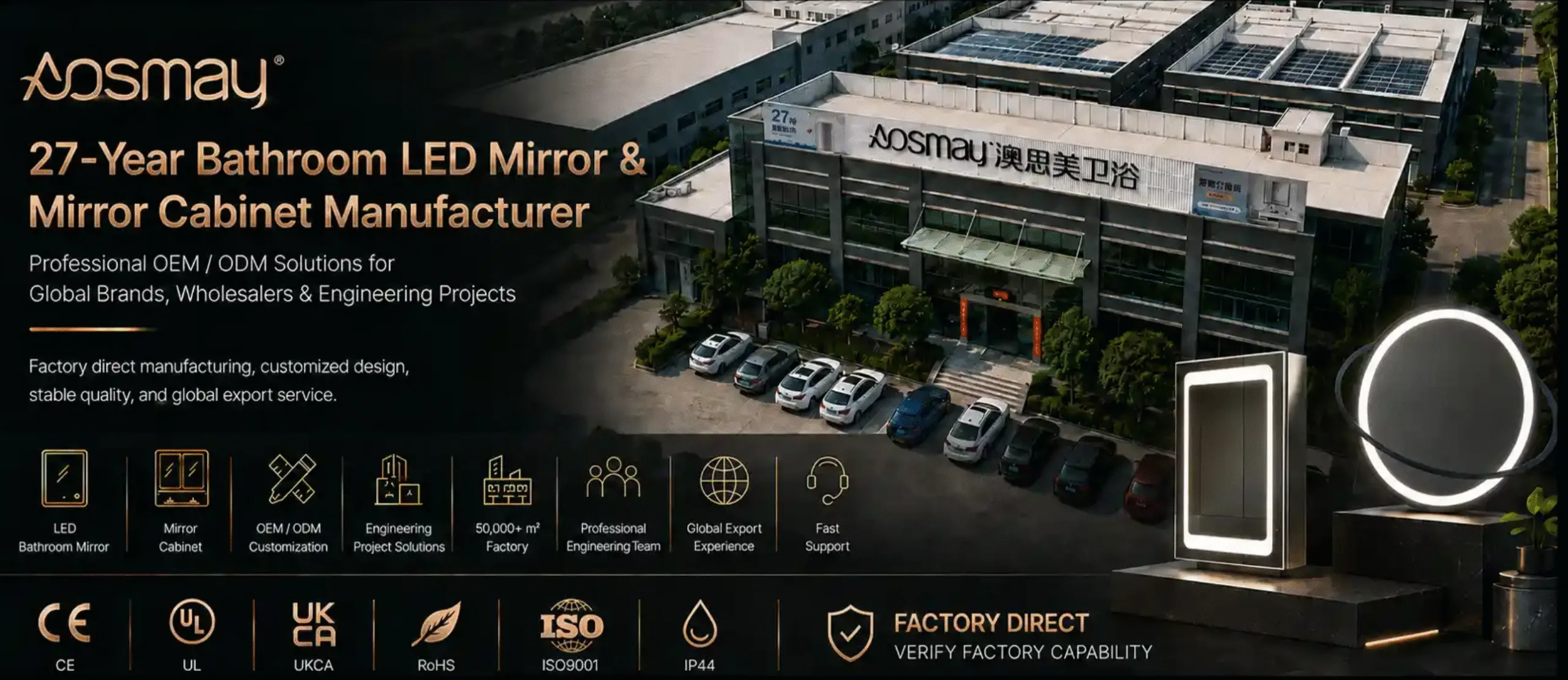 By partnering with an established OEM/ODM factory like Aosmay that maintains its own overseas inventory.