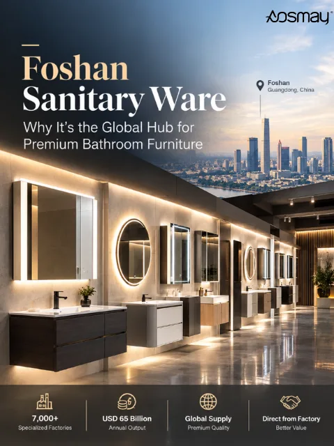 Explore Foshan sanitary ware, a global hub for premium bathroom furniture, and discover its supply chain, export expertise, and compliance standards.