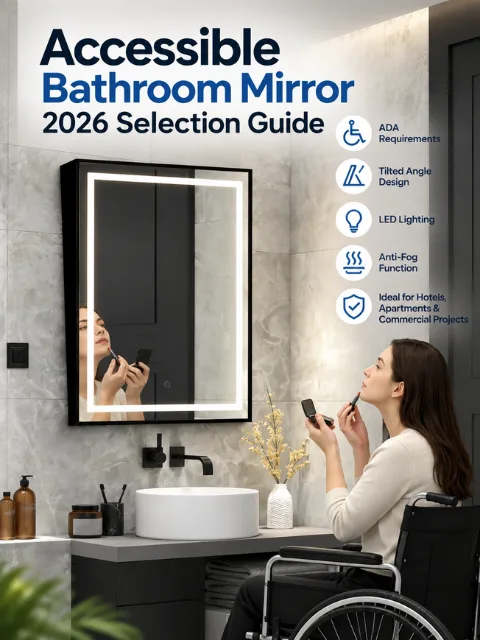 Learn how to choose accessible bathroom mirrors for wheelchair users and commercial projects.